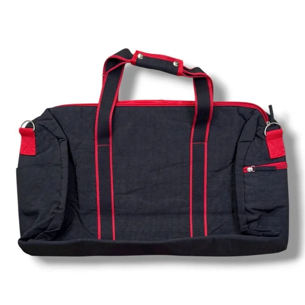 NWOT Alan Stuart Nebraska Huskers Black Duffel Bag